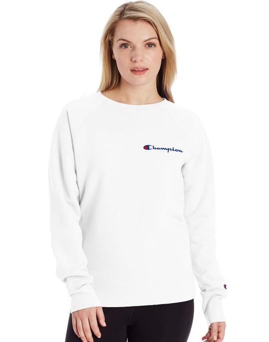 Champion Womens Powerblend Fleece Boyfriend Crew