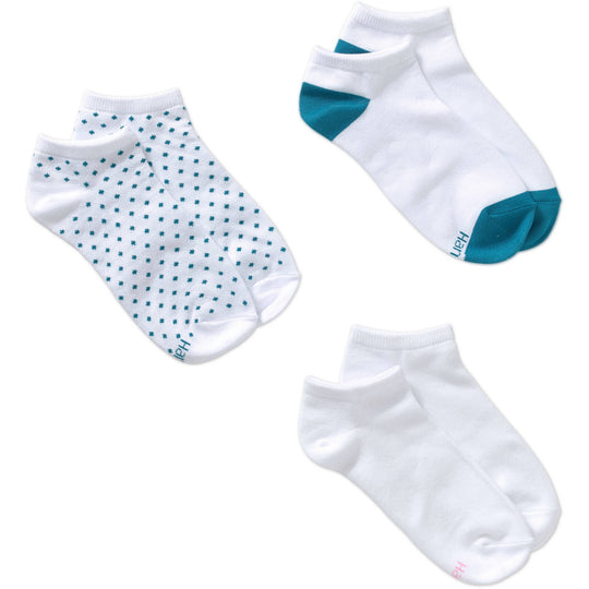 Hanes Women`s ComfortSoft Liner Socks 3-Pack