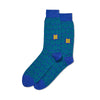 Hot Sox Mens Standout Dots Crew Socks