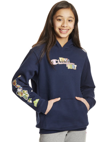 Champion Life Kids Fleece Hoodie, YM, BE/Navy