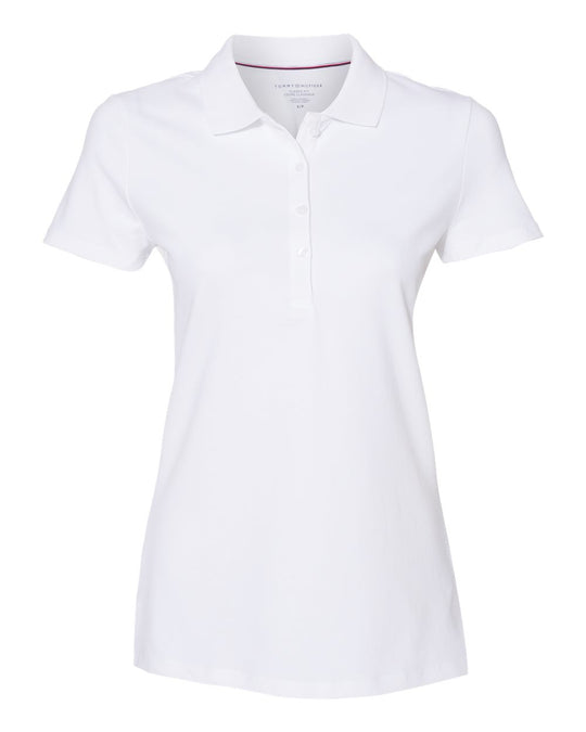 Tommy Hilfiger Womens Classic Fit Ivy Piqué Sport Shirt - 13H4534