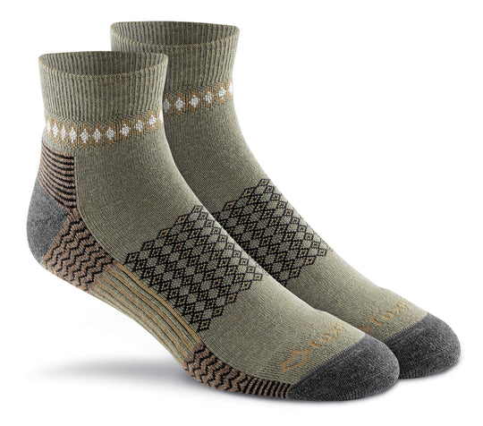 Fox River Adult Carbon Lightweight Merino Wool Quarter Crew Sock