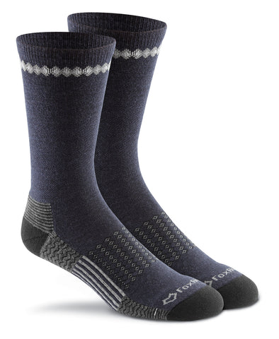 Fox River Adult Carbon Medium Weight Merino Wool Crew Sock