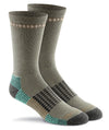 Fox River Adult Carbon Medium Weight Merino Wool Crew Sock