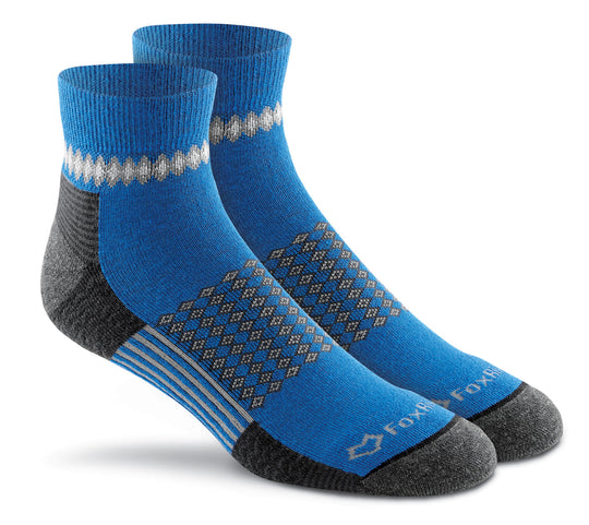 Fox River Adult Carbon Medium Weight Merino Wool Quarter Crew Sock