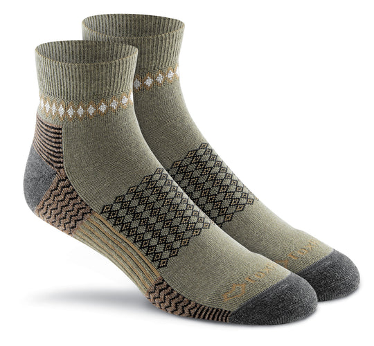 Fox River Adult Carbon Medium Weight Merino Wool Quarter Crew Sock