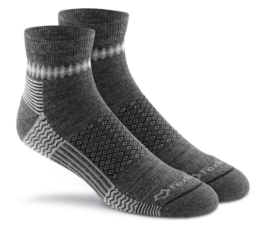 Fox River Adult Carbon Medium Weight Merino Wool Quarter Crew Sock