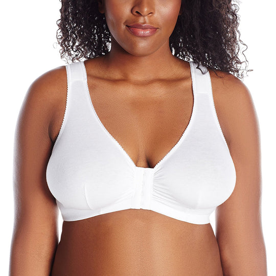 Leading Lady Womens Cotton Front Hook Leisure Bra