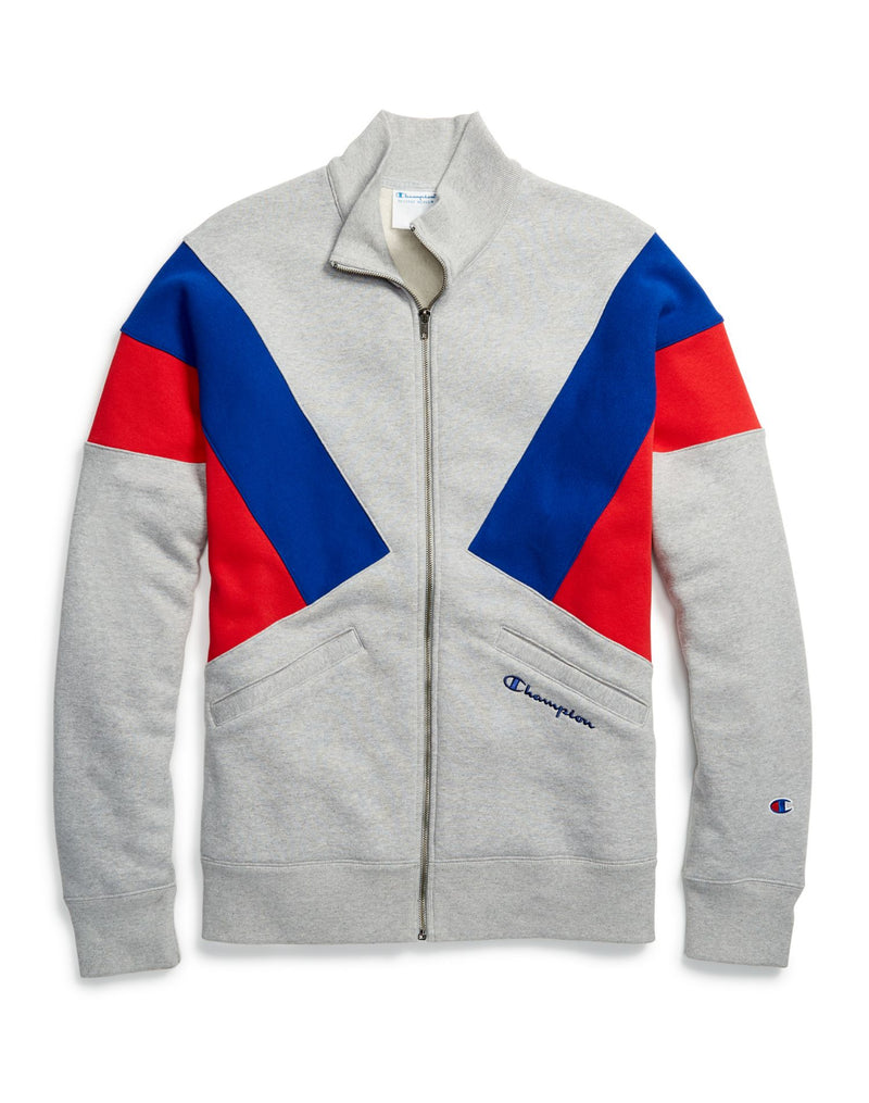 Champion Life Mens Reverse Weave Colorblock Track Jacket