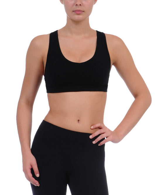 Danskin Women`s Low-Impact Active Essential Sports Bra