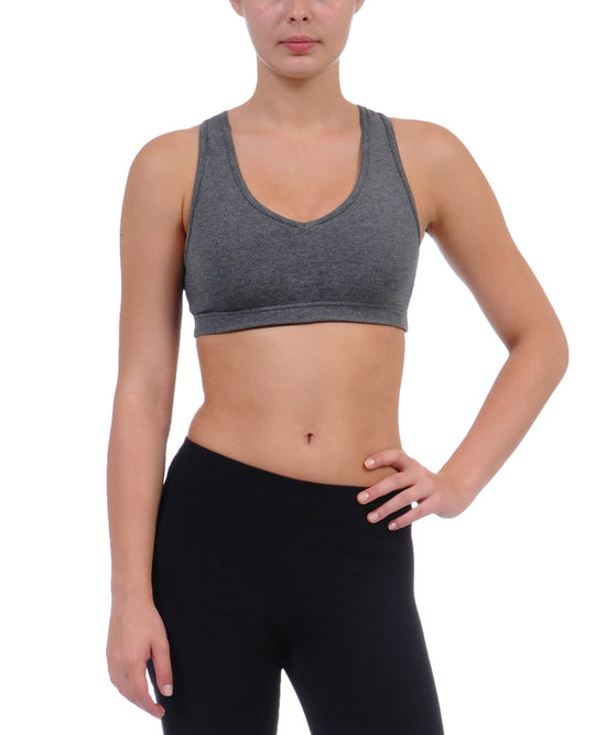 Danskin Women`s Low-Impact Active Essential Sports Bra