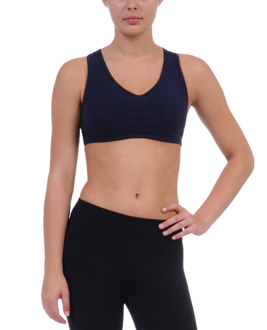 Danskin Women`s Low-Impact Active Essential Sports Bra