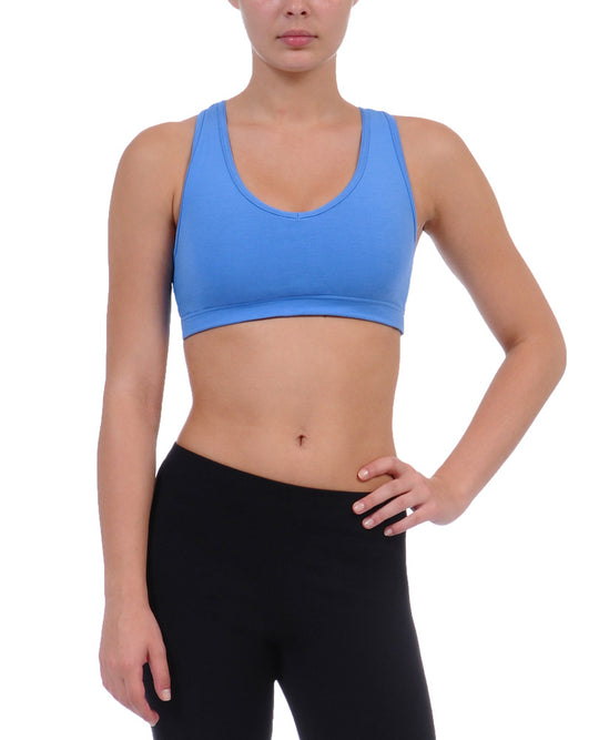 Danskin Women`s Low-Impact Active Essential Sports Bra