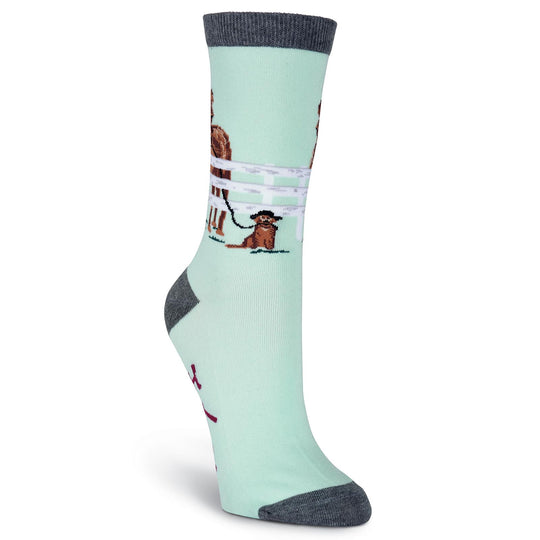 K. Bell Womens Hold Your Horses Crew Socks