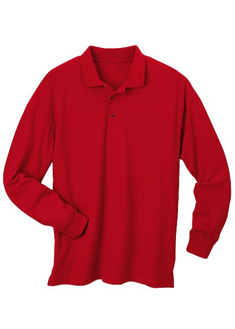 Outer Banks Essential Long Sleeve Pique Polo