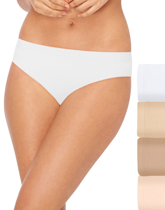 Hanes Womens Ultimate Breathable Comfort Micro Mesh Hipster 4-Pack