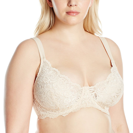 Leading Lady Womens Sculpted Lace Underwire Bra