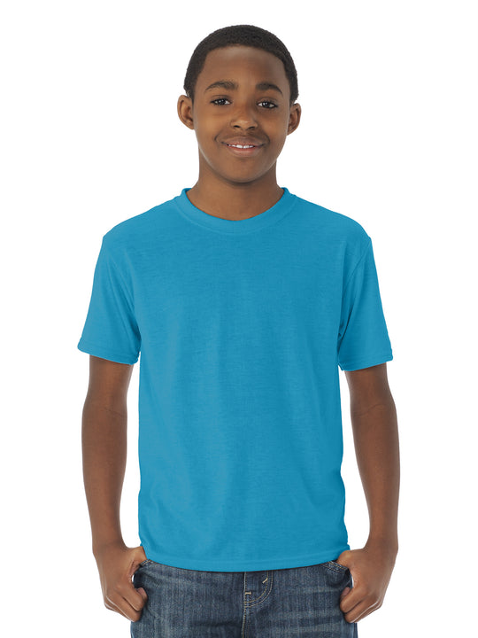 Jerzees Boys DRI-POWER Sport Short Sleeve Crew T-Shirt