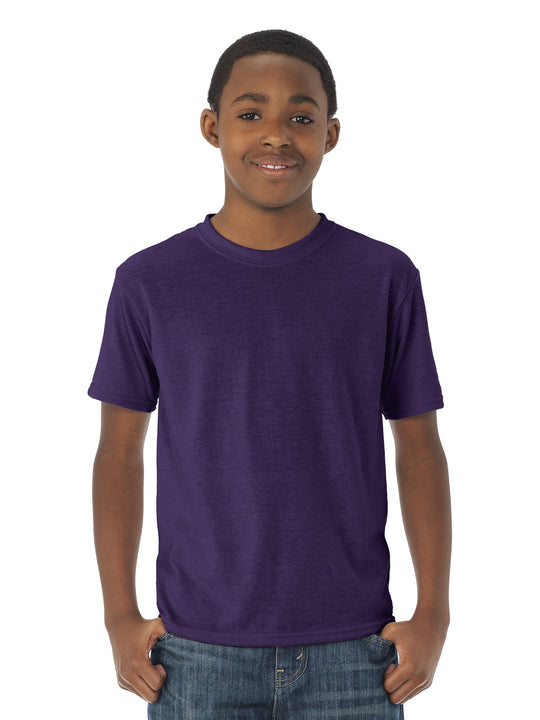 Jerzees Boys DRI-POWER Sport Short Sleeve Crew T-Shirt