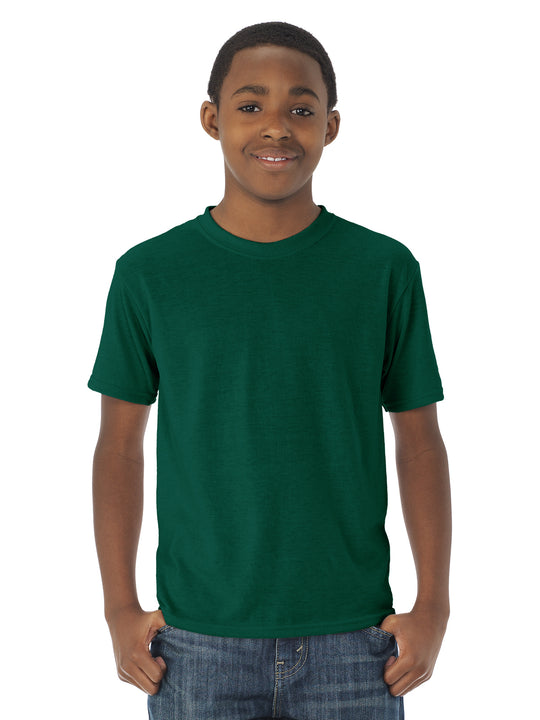 Jerzees Boys DRI-POWER Sport Short Sleeve Crew T-Shirt