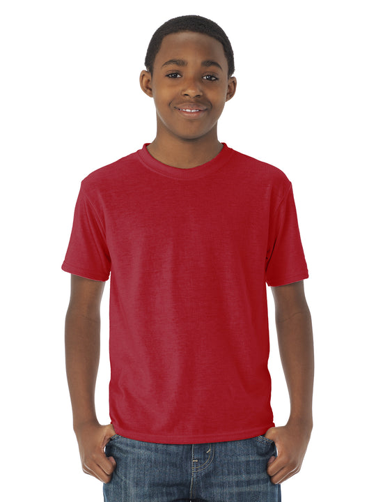 Jerzees Boys DRI-POWER Sport Short Sleeve Crew T-Shirt
