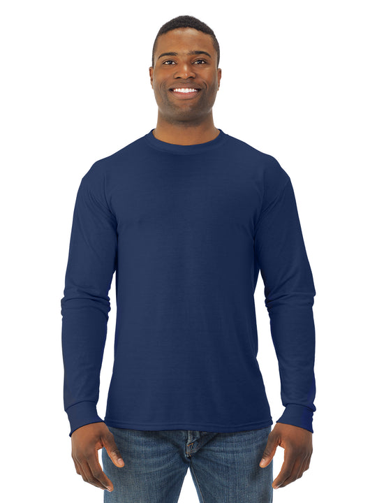 Jerzees Mens DRI-POWER Sport Long Sleeve Crew T-Shirt