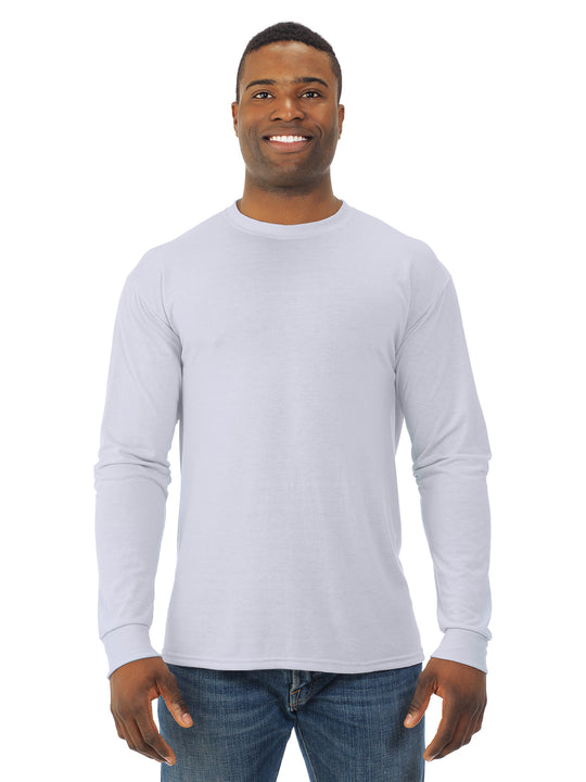 Jerzees Mens DRI-POWER Sport Long Sleeve Crew T-Shirt