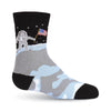 K. Bell Kids Man On The Moon Crew Socks