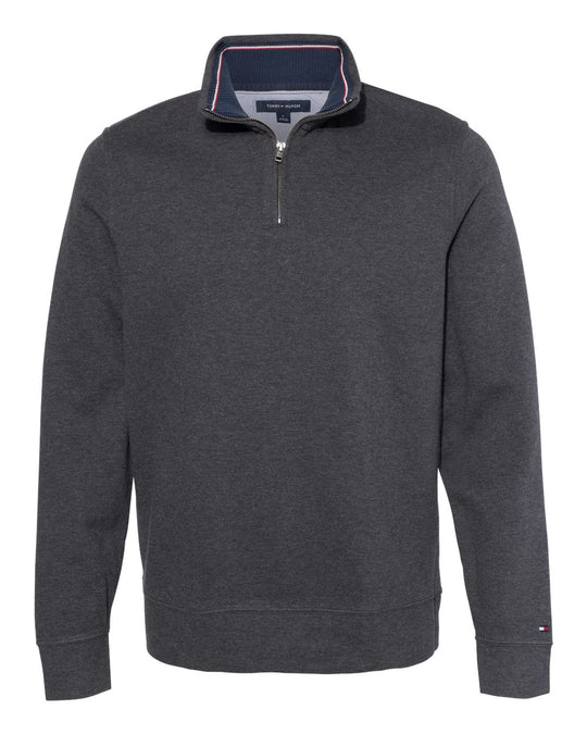 Tommy Hilfiger Mens QuarterZip Pullover Sweatshirt 13H1858