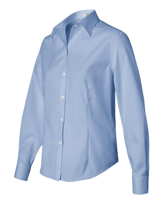 Van Heusen Womens Non-Iron Pinpoint Oxford Shirt