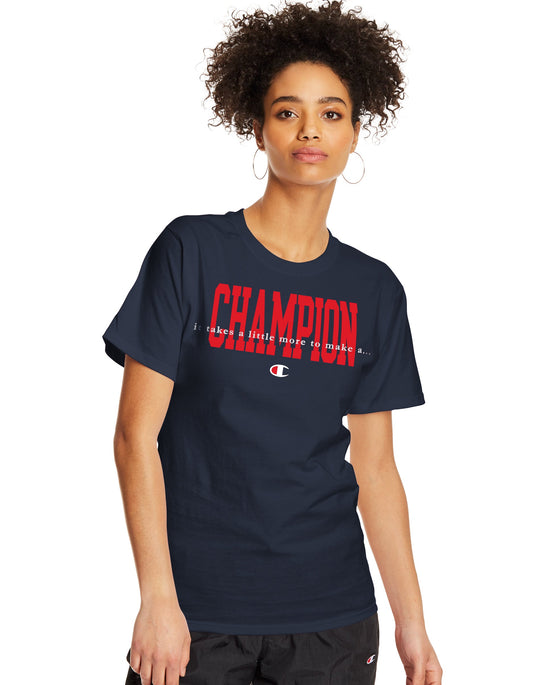 Champion Mens Classic Short-Sleeve Jersey Tee, L, Oxford Grey