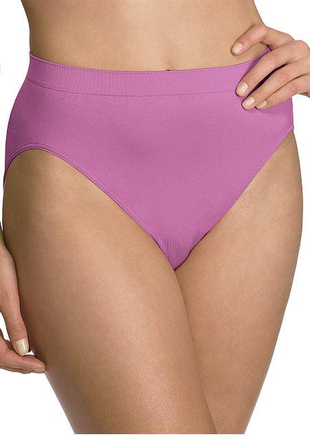 2303 - Barely There Microfiber Solid Hi-Cut Pantie