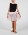 Danskin Girls` Pull-On Double-Layer Tulle Tutu With Bow Accents