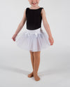 Danskin Girls` Pull-On Double-Layer Tulle Tutu With Bow Accents