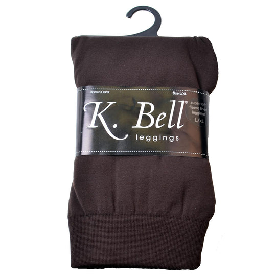 K. Bell Womens Fleece Lined Footless Legging