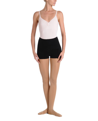 Danskin Women`s Warmers Roll Down Boy Short