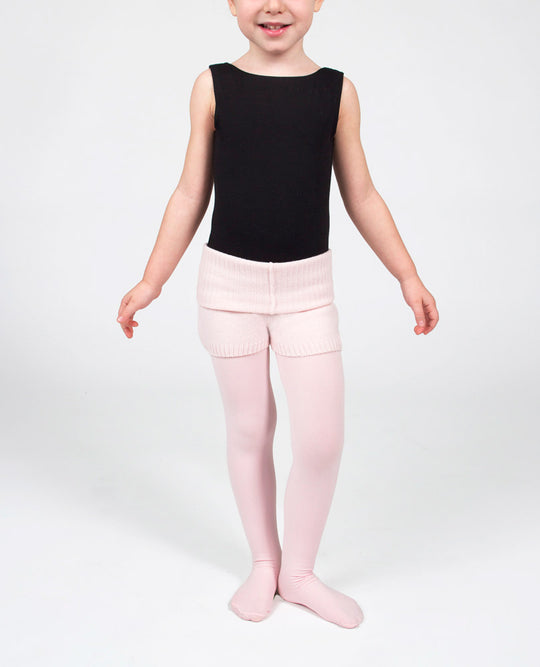 Danskin Girls` Warmers Roll Down Boy Short