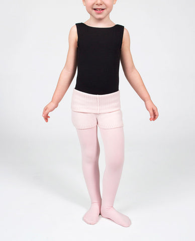 Danskin Girls` Warmers Roll Down Boy Short