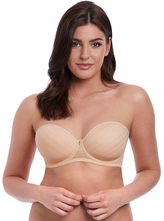Freya Womens Cameo Underwire Deco Strapless Moulded Bra