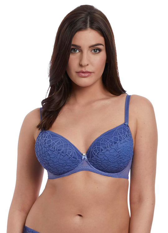 Freya Womens Soiree Lace Padded Plunge Bra