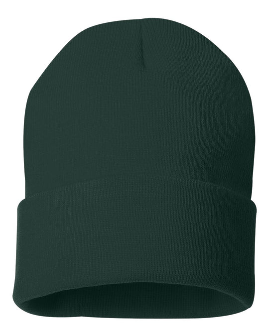 Sportsman 12 Solid Knit Beanie, One Size, Royal Blue