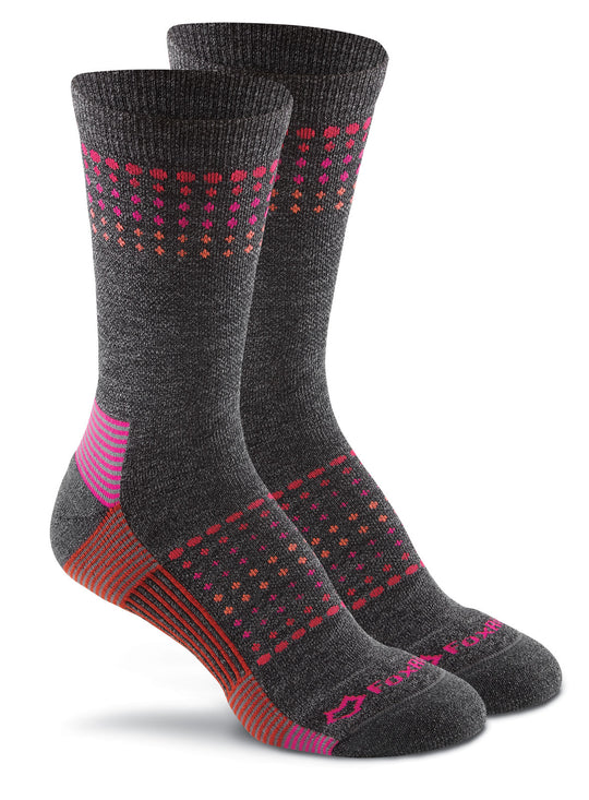 Fox River Adult Ombre Sunrise Lightweight Merino Wool Crew Sock