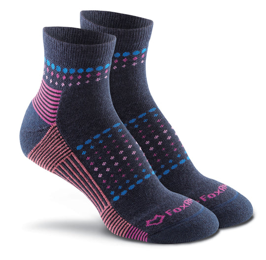 Fox River Adult Ombre Sunrise Medium Weight Merino Wool Quarter Crew Sock