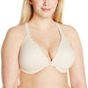 Leading Lady Womens Front-Hook Lightly Lined T-Back Underwire Bra