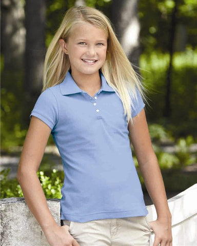 Outer Banks Girls' Essential Blended Pique Polo