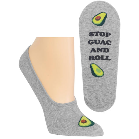 Hot Sox Womens Stop Guac and Roll Liner Socks