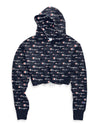 Champion Life Womens Reverse Weave Cropped Cut Off Pullover Hoodie