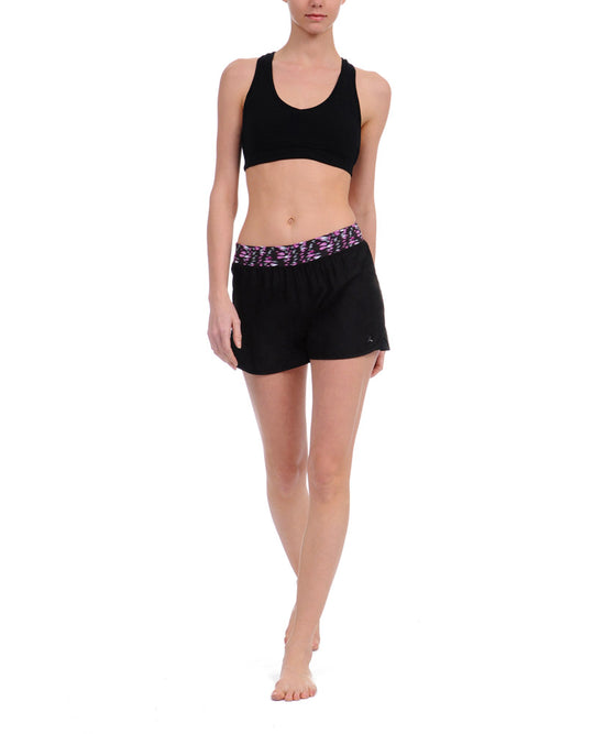 Danskin Women's Training Water Mark Run Short With Inner Panty