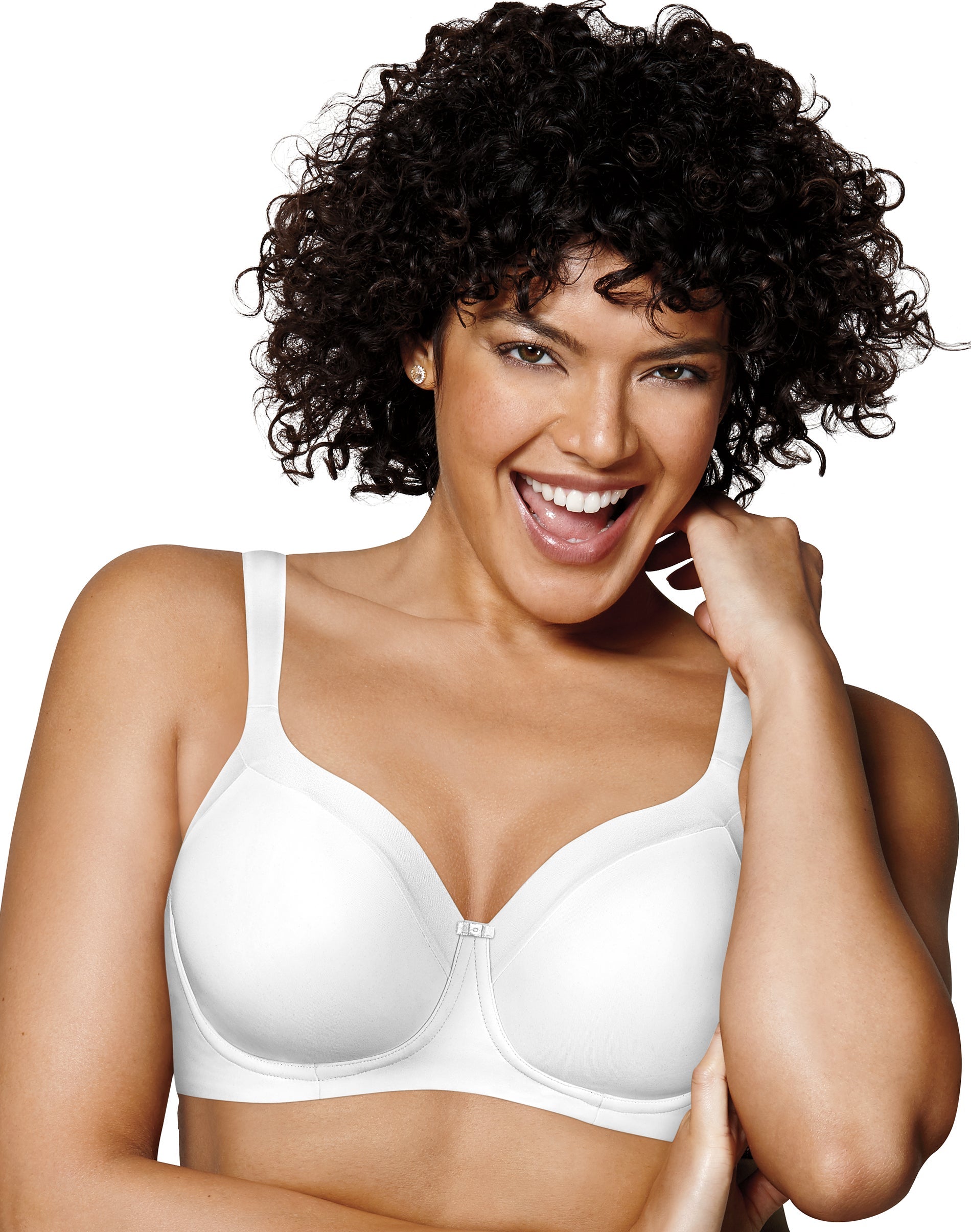 Playtex Secrets Wirefree Bra Perfectly Smooth Women's 4 Way Support 4707 