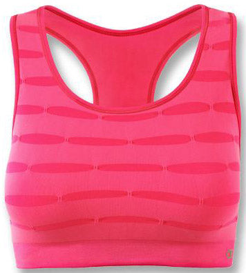 Champion Double Dry® Pucker-Knit Racer-Back Seamless Sports Bra